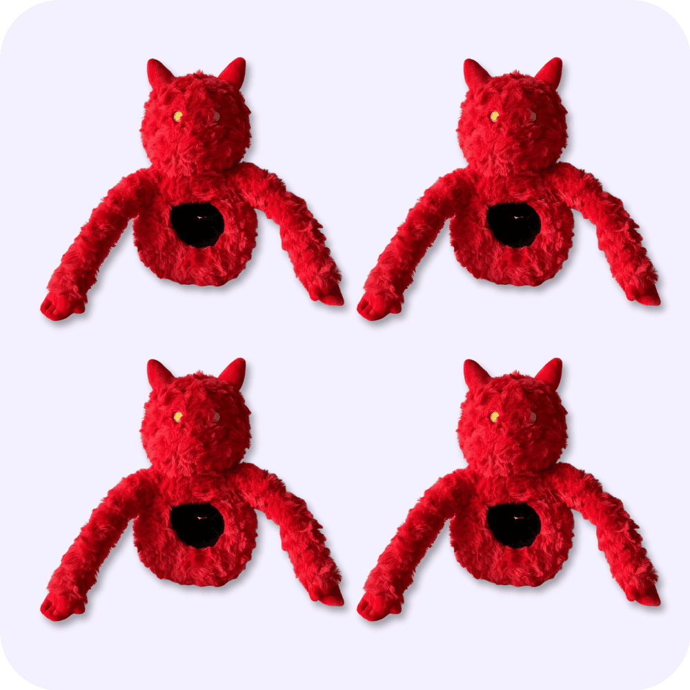 Scary Baboon Plush 4PCS Scary Baboon Plush 4PCS