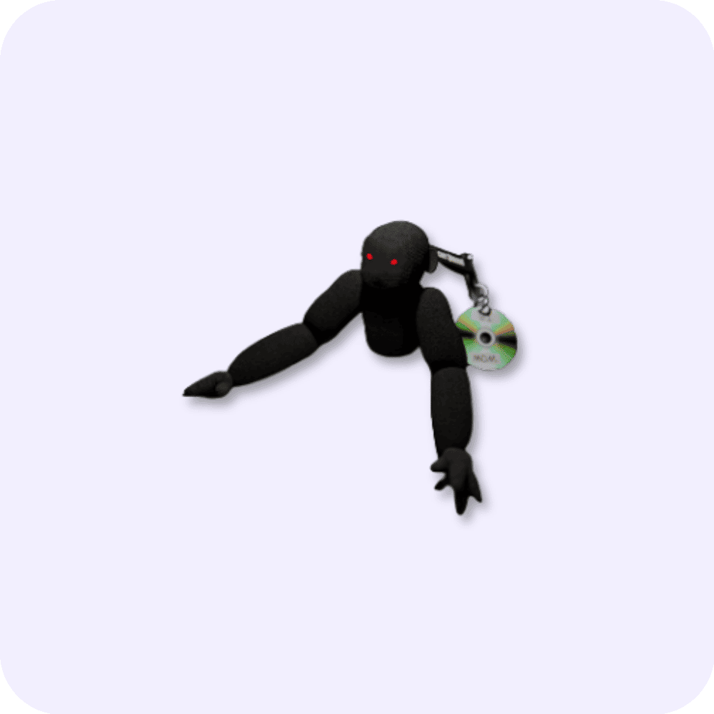 Scary Baboon Plushie BLACKGOOGOO Scary Baboon Plushie BLACKGOOGOO