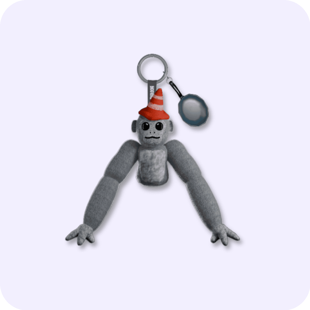 Scary Baboon Plushie GREY Scary Baboon Plushie GREY